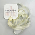 1/4" Silk Ribbon - Ivory Buttercream