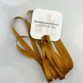 1/4" Silk Ribbon - Antique Gold