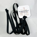 1/4" Silk Ribbon - Black