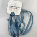 1/4" Silk Ribbon - Blue Gray