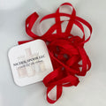 1/4" Silk Ribbon - Red