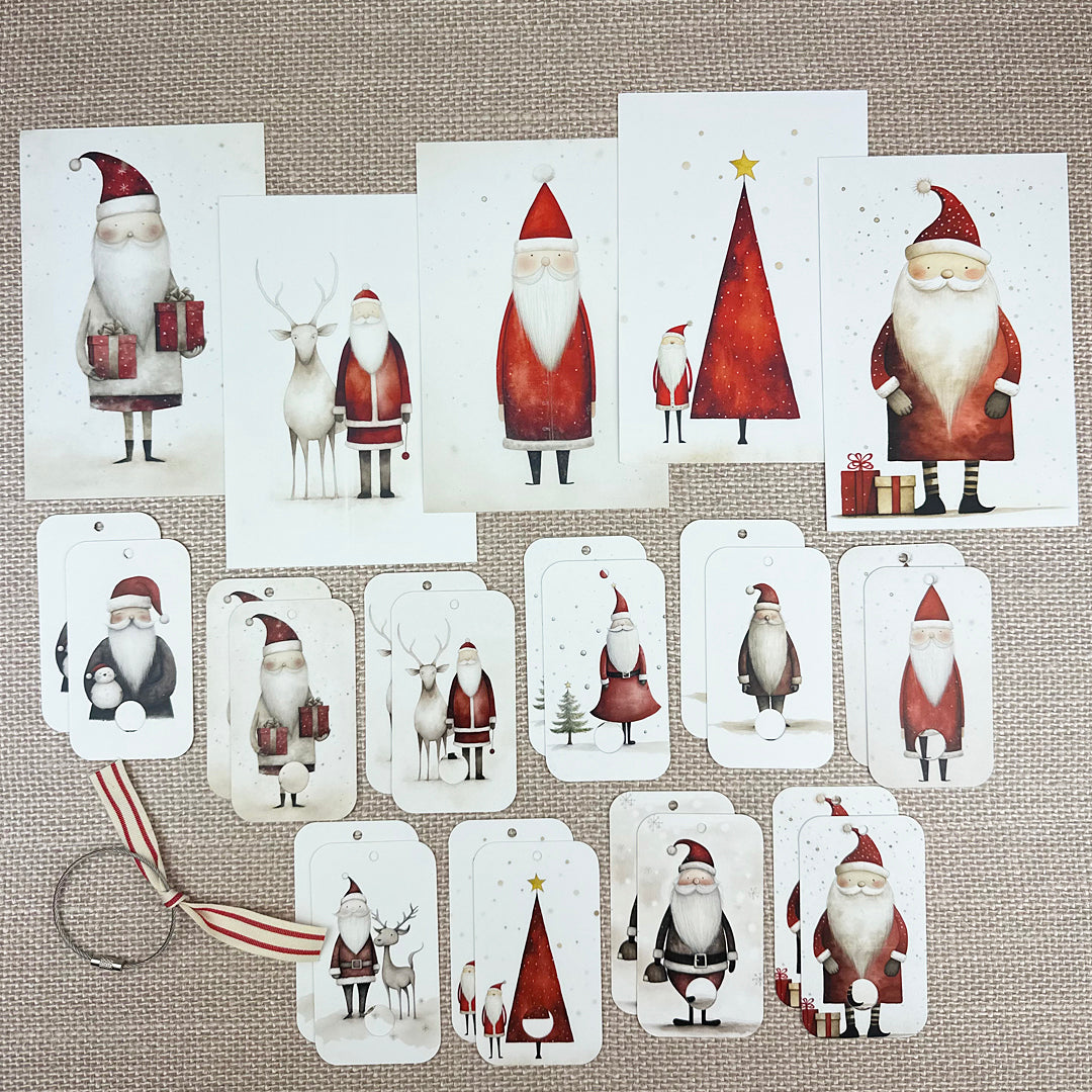 Santa Floss Drops & Project Cards Set