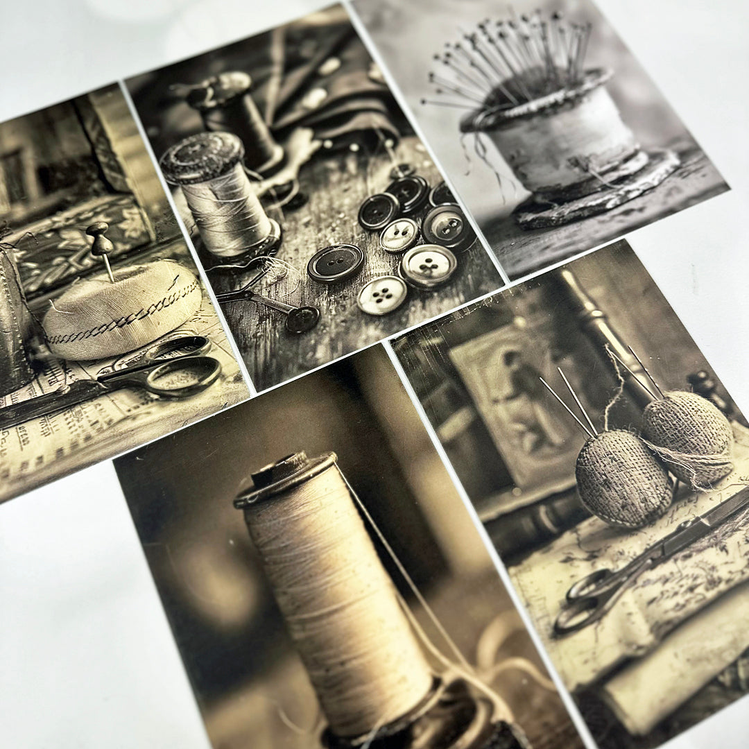 Vintage Notions Floss Drops & Project Cards Set