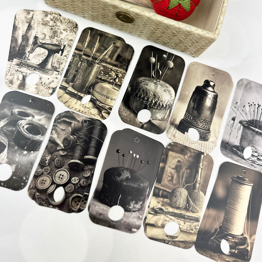 Vintage Notions Floss Drops & Project Cards Set